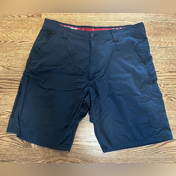 Wrangler Gray Nylon Stretch Cargo Shorts Men’s Size 36 - Picture 2 of 6
